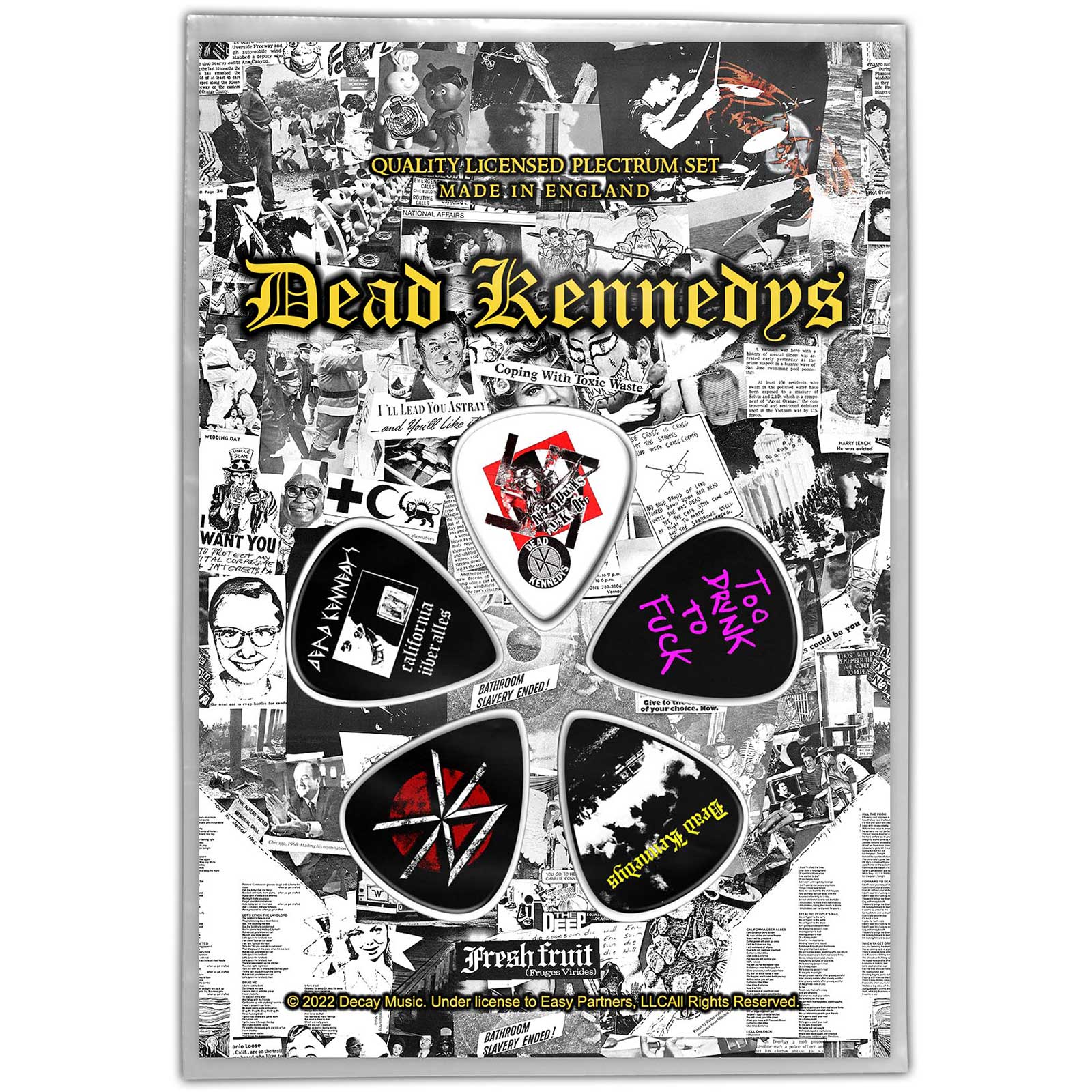 Dead Kennedys Plectrum Pack: Fresh Fruit