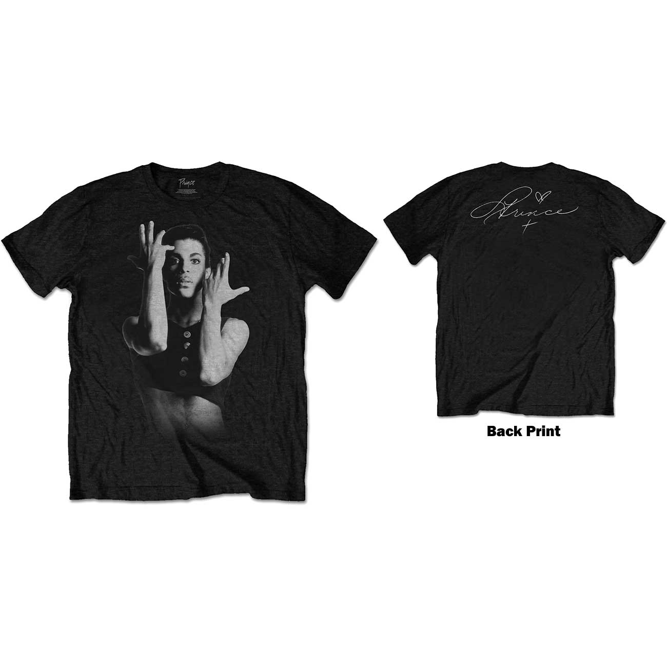 Prince Unisex T-Shirt: Parade Signature (Back Print)