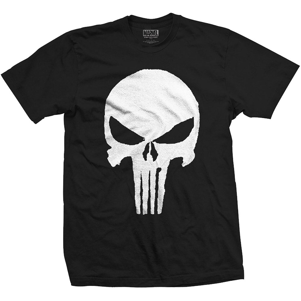 Marvel Comics Unisex T-Shirt: Punisher Jagged Skull