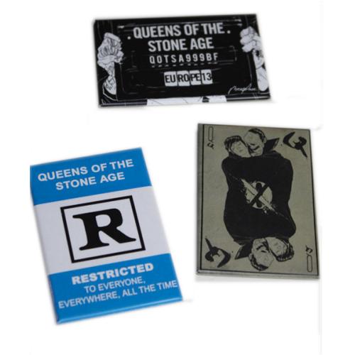 Queens Of The Stone Age Fridge Magnet Set: Mixed