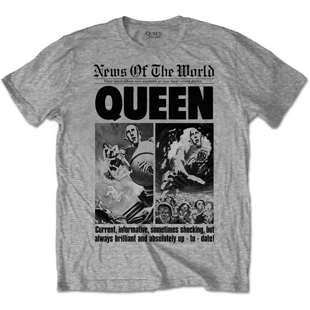 Queen Unisex T-Shirt: News of the World 40th Front Page