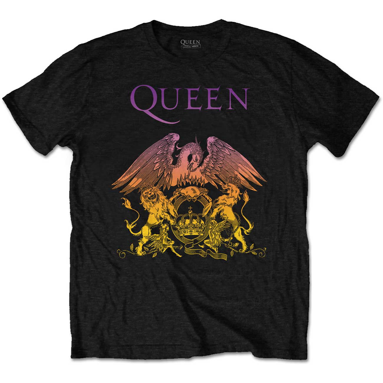 Queen Unisex T-Shirt: Gradient Crest