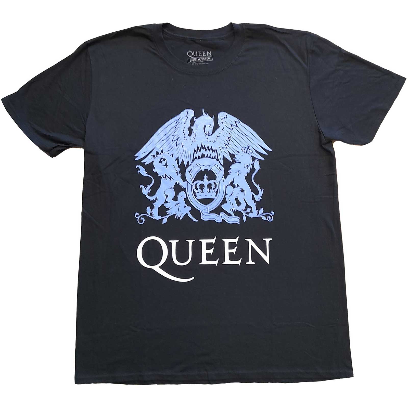 Queen Unisex T-Shirt: Blue Crest