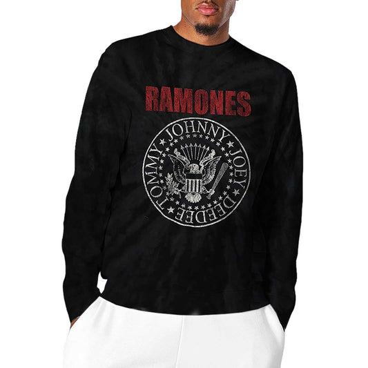 Ramones Unisex Long Sleeve T-Shirt: Presidential Seal (Wash Collection)
