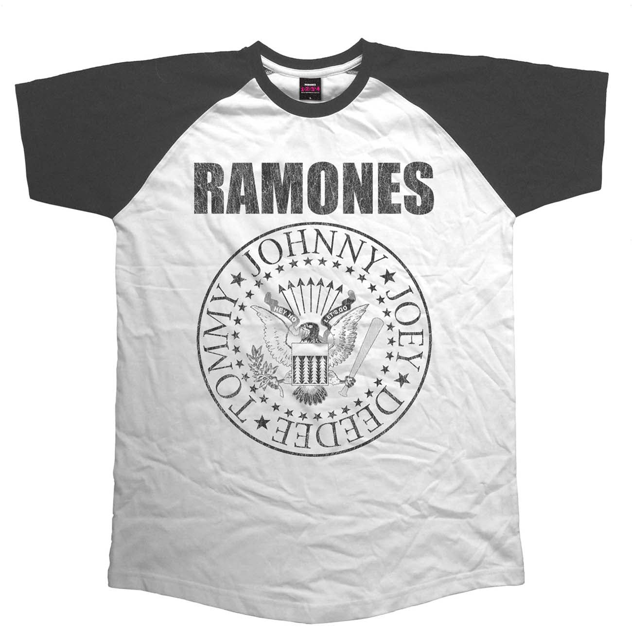 Ramones Unisex Raglan T-Shirt: Presidential Seal