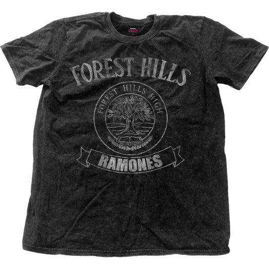 Ramones Unisex T-Shirt: Forest Hills Vintage (Wash Collection)
