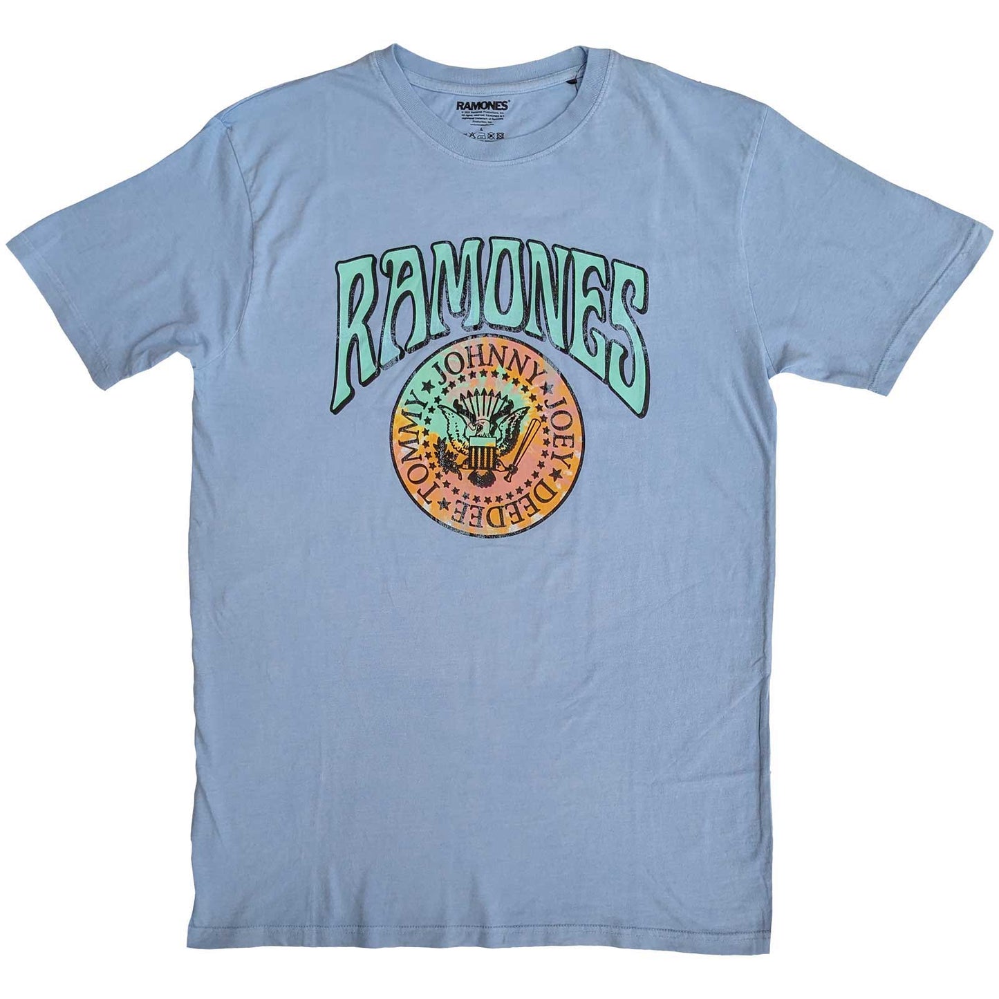 Ramones Unisex T-Shirt: Crest Psych