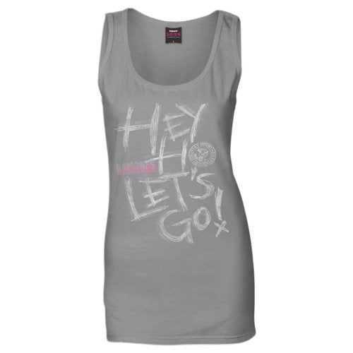 Ramones Ladies Vest T-Shirt: Hey Ho