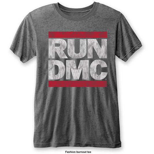 Run DMC Unisex T-Shirt: DMC Logo (Burnout)