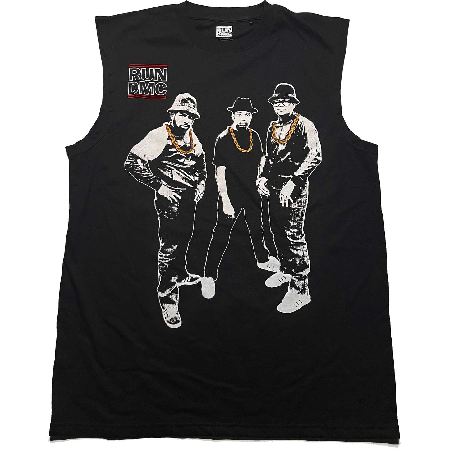 Run DMC Unisex Vest T-Shirt: Gold Chains Photo