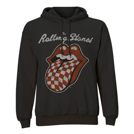 The Rolling Stones Unisex Pullover Hoodie: Checker Tongue (XX-Large)