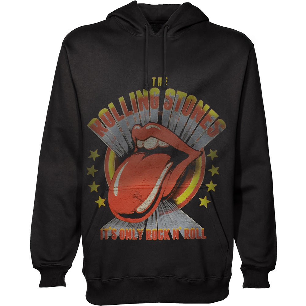 The Rolling Stones Unisex Pullover Hoodie: It's Only Rock 'n Roll