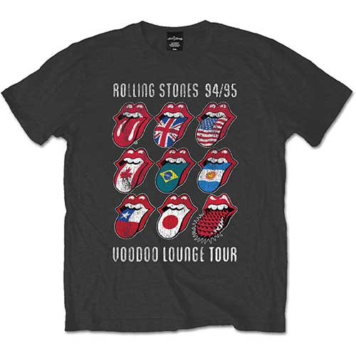 The Rolling Stones Unisex T-Shirt: Voodoo Lounge Tongues