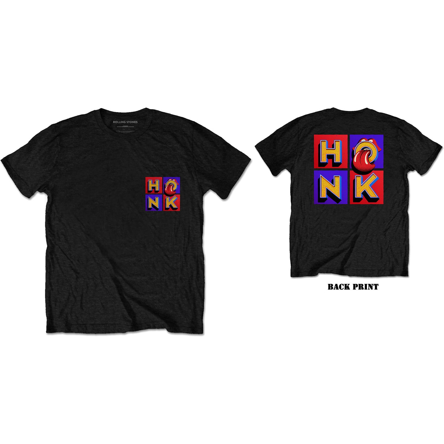 The Rolling Stones Unisex T-Shirt: Honk Album F&B (Back Print)