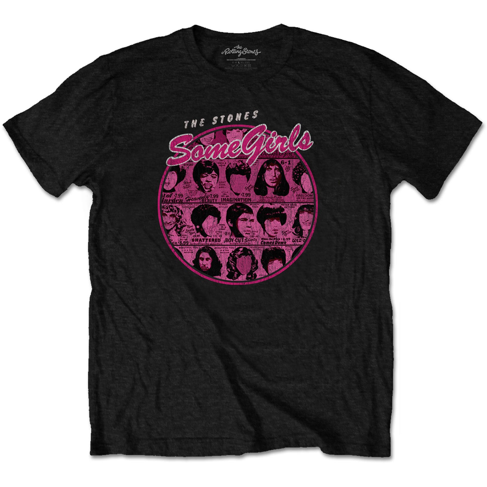The Rolling Stones Unisex T-Shirt: Some Girls Circle Version 1