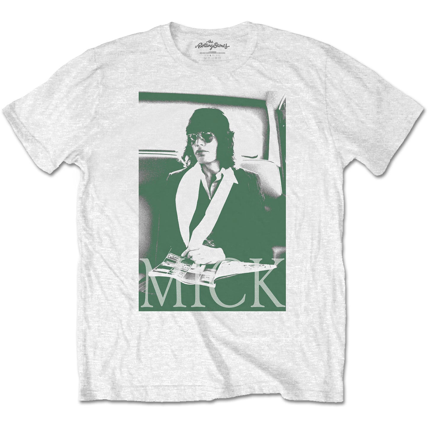 The Rolling Stones Unisex T-Shirt: Mick Photo Version 1