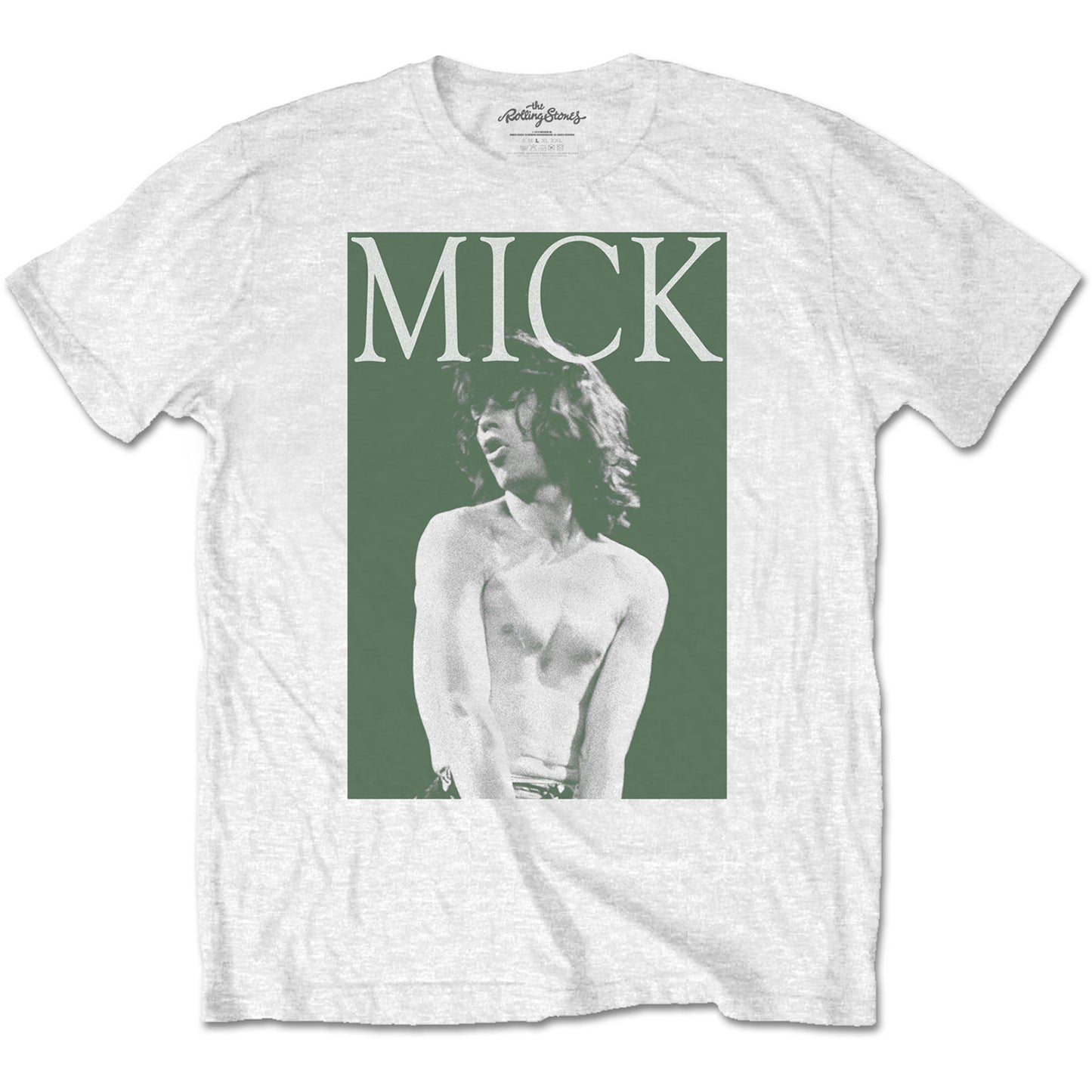 The Rolling Stones Unisex T-Shirt: Mick Photo Version 2