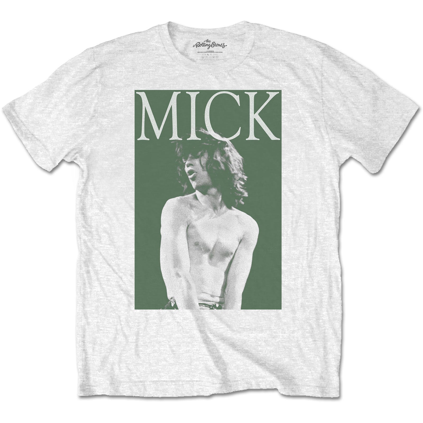 The Rolling Stones Unisex T-Shirt: Mick Photo Version 2