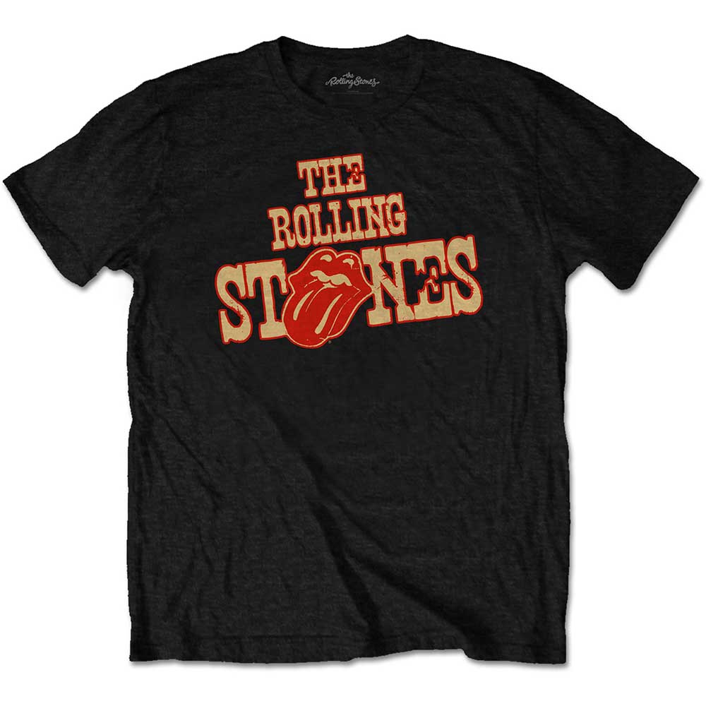 The Rolling Stones Unisex T-Shirt: Wild West Logo