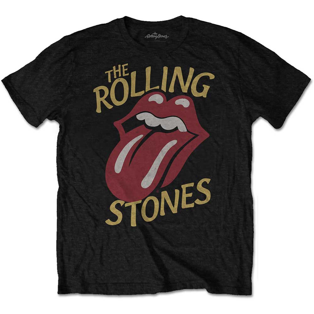 The Rolling Stones Unisex T-Shirt: Vintage Typeface
