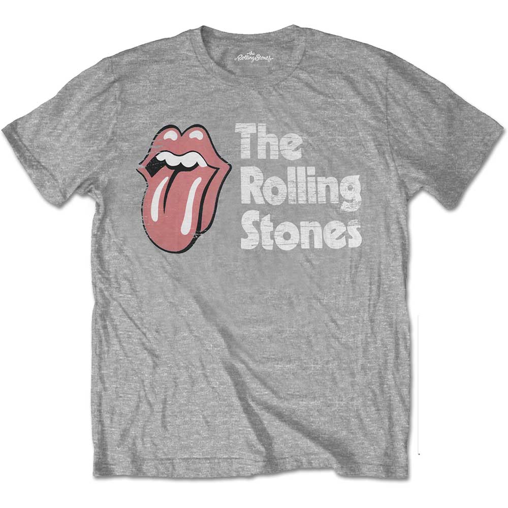 The Rolling Stones Unisex T-Shirt: Scratched Logo
