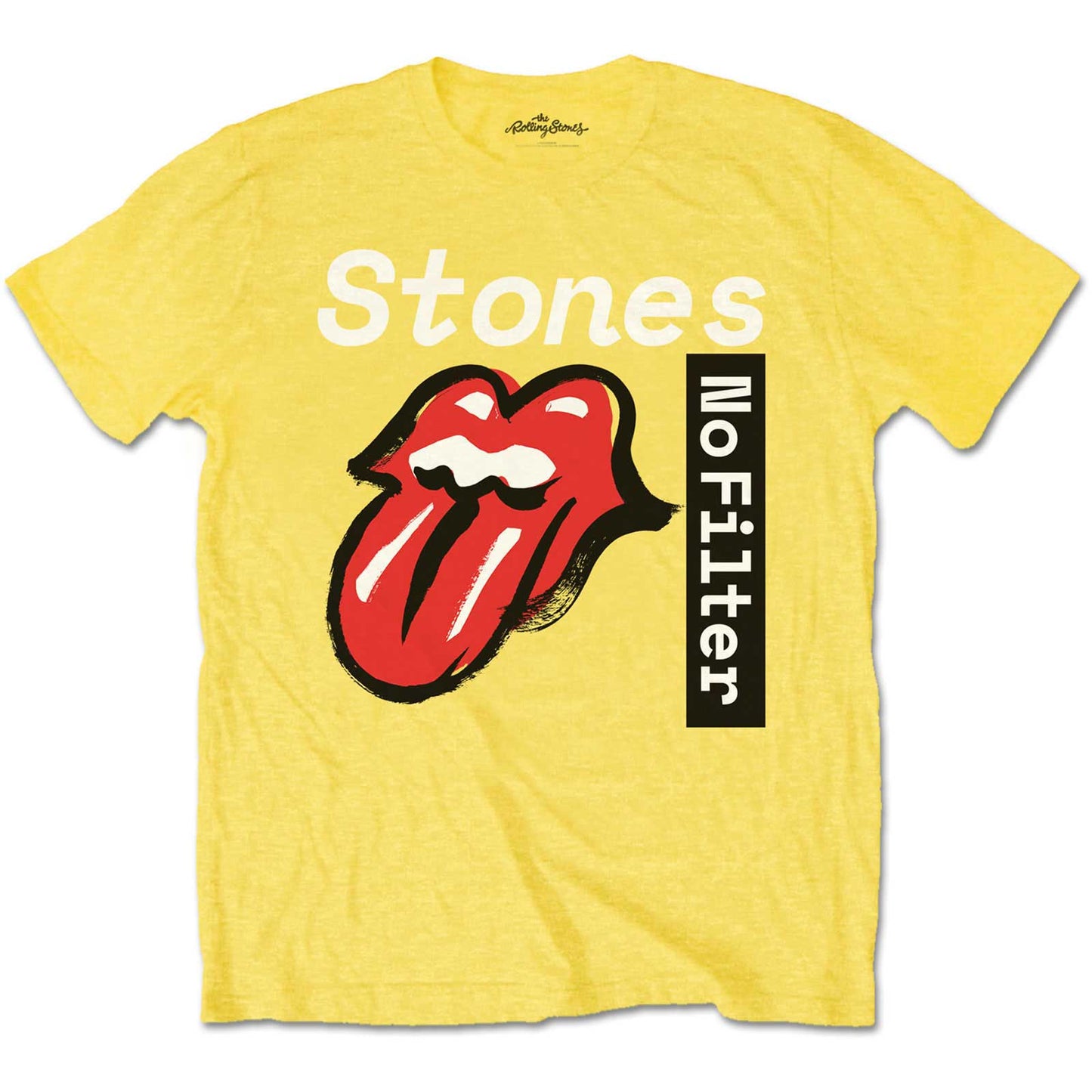 The Rolling Stones Kids T-Shirt: No Filter Text (Soft Hand Inks)