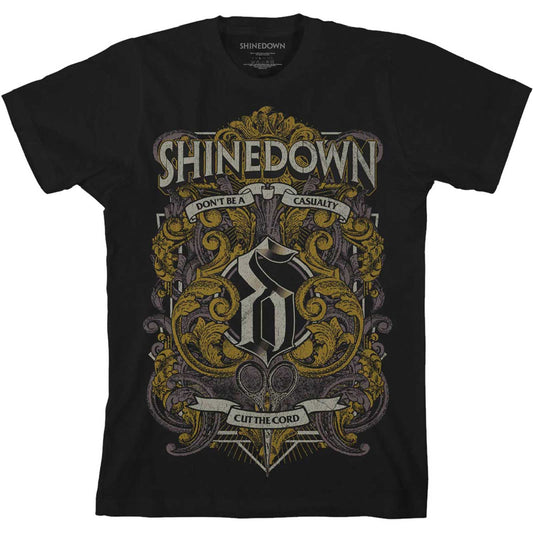 Shinedown Unisex T-Shirt: Ornamental Scissors