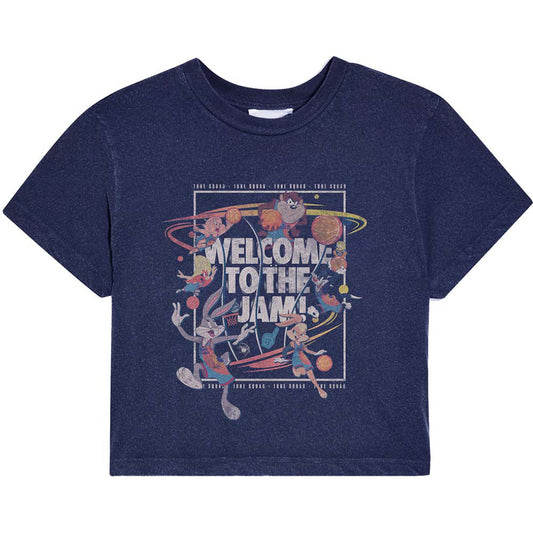 Space Jam Ladies T-Shirt: SJ2: Welcome To The Jam (Cropped)