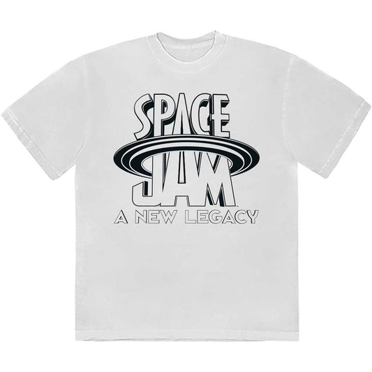 Space Jam  Unisex T-Shirt: Space Jam 2 B&W Logo