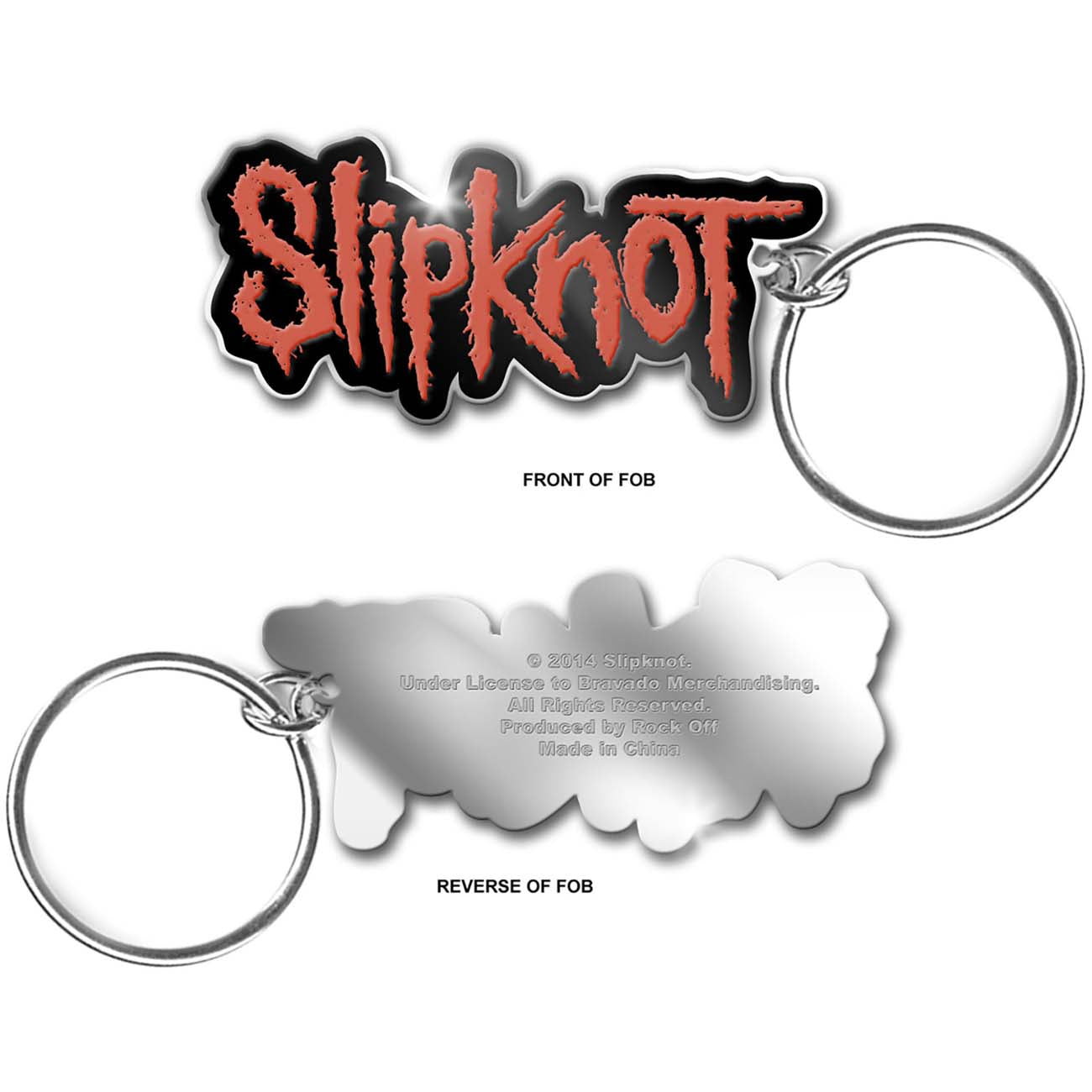Slipknot Keychain: Logo (Enamel In-fill)