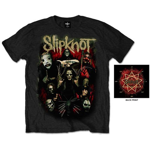 Slipknot Unisex T-Shirt: Come Play Dying (Back Print) (XX-Large) Black XX-Large