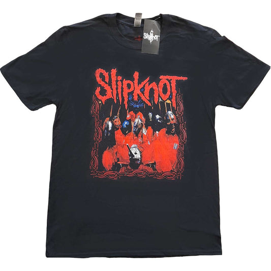 Slipknot Unisex T-Shirt: Band Frame (Plus Sizes)