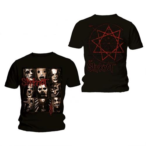 Slipknot Unisex T-Shirt: Mezzotint Decay (Back Print)