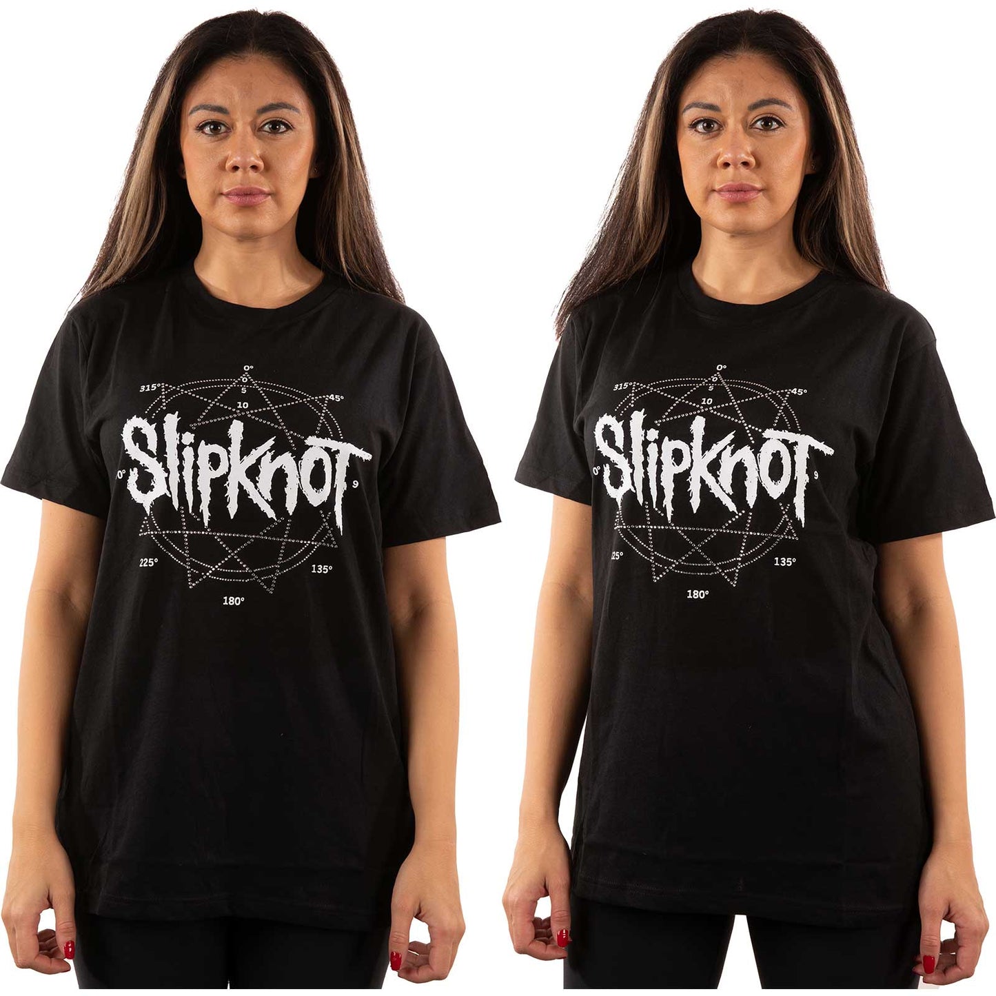 Slipknot Unisex T-Shirt: Logo Star (Diamante)