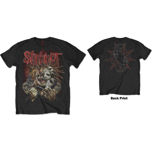 Slipknot Unisex T-Shirt: Torn Apart (Back Print)