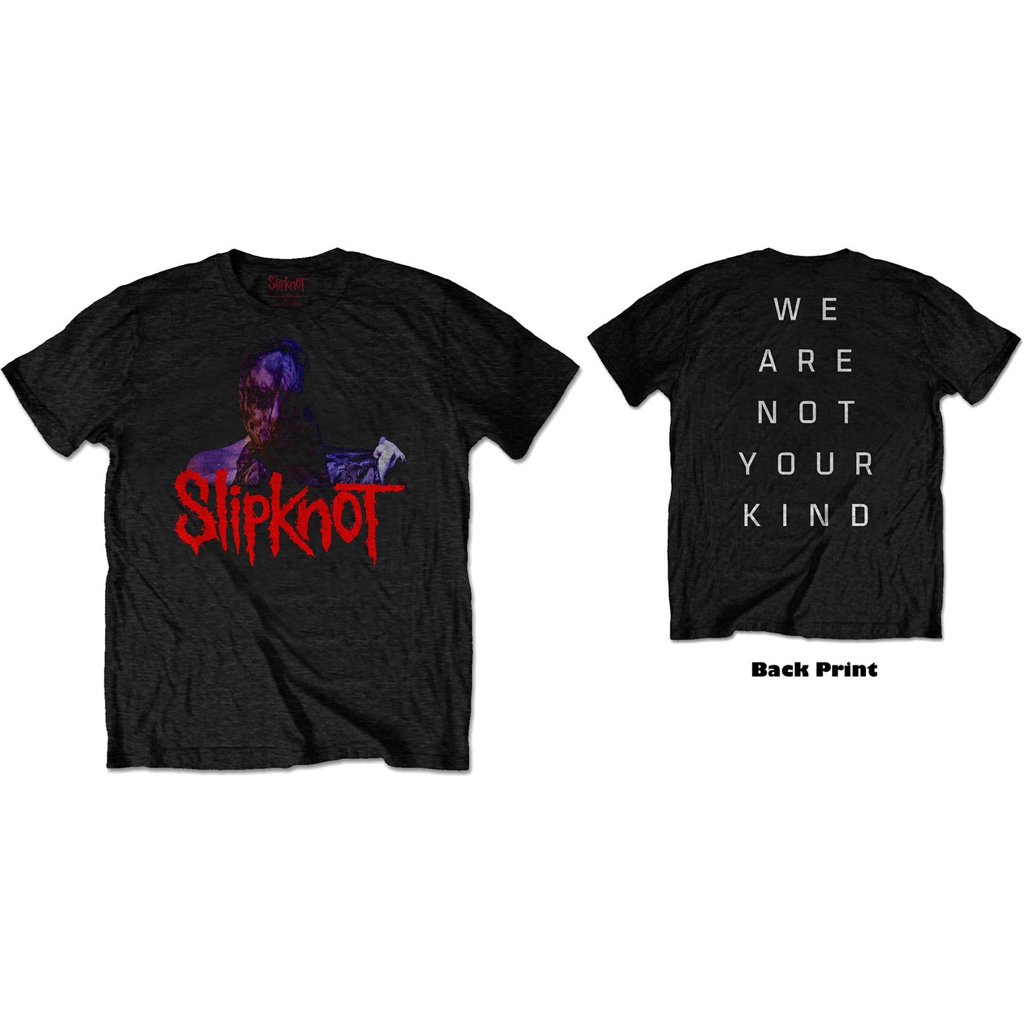 Slipknot Unisex T-Shirt: WANYK Back Hit (Back Print)