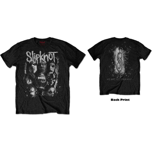 Slipknot Unisex T-Shirt: WANYK White Splatter (Back Print)