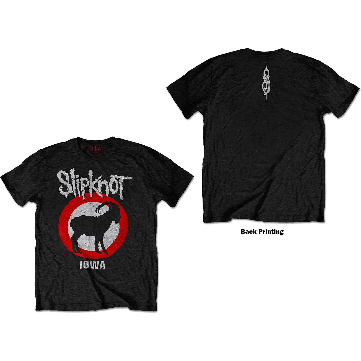 Slipknot Unisex T-Shirt: Iowa Goat (Back Print)