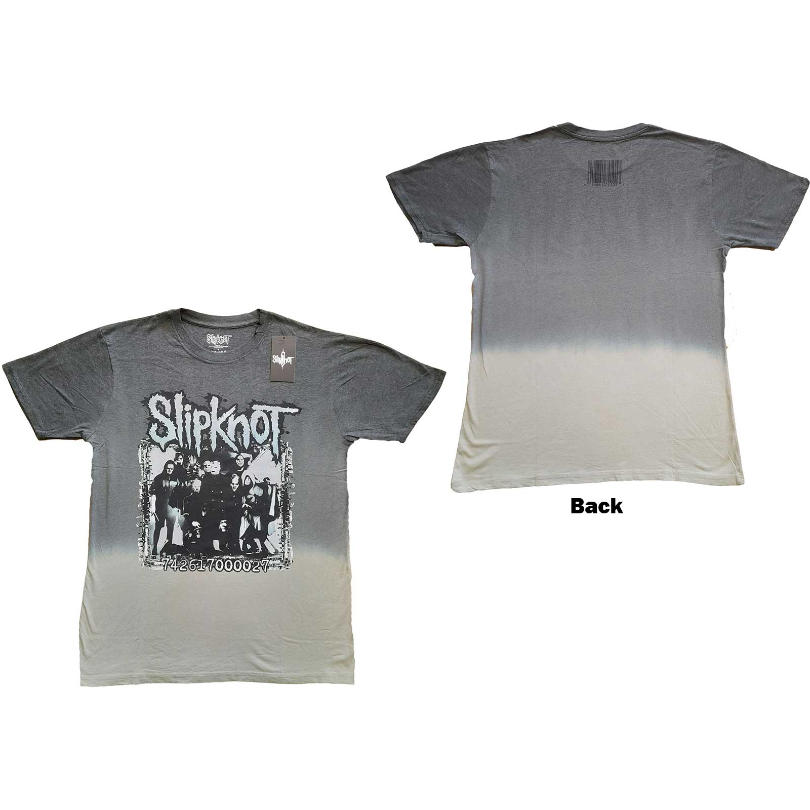 Slipknot Unisex T-Shirt: Barcode Photo (Wash Collection & Back Print)