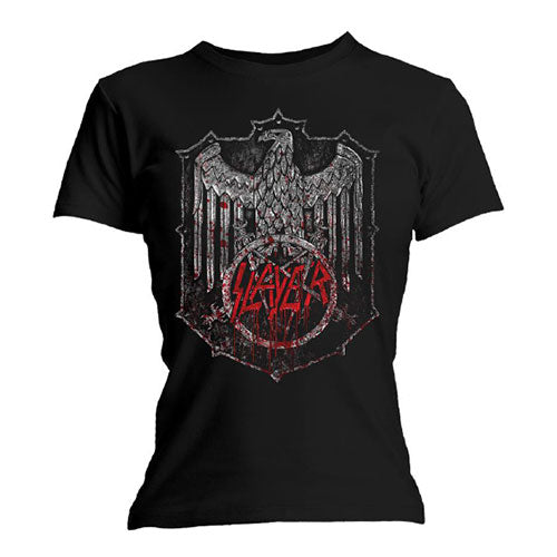 Slayer Ladies T-Shirt: Bloody Shield