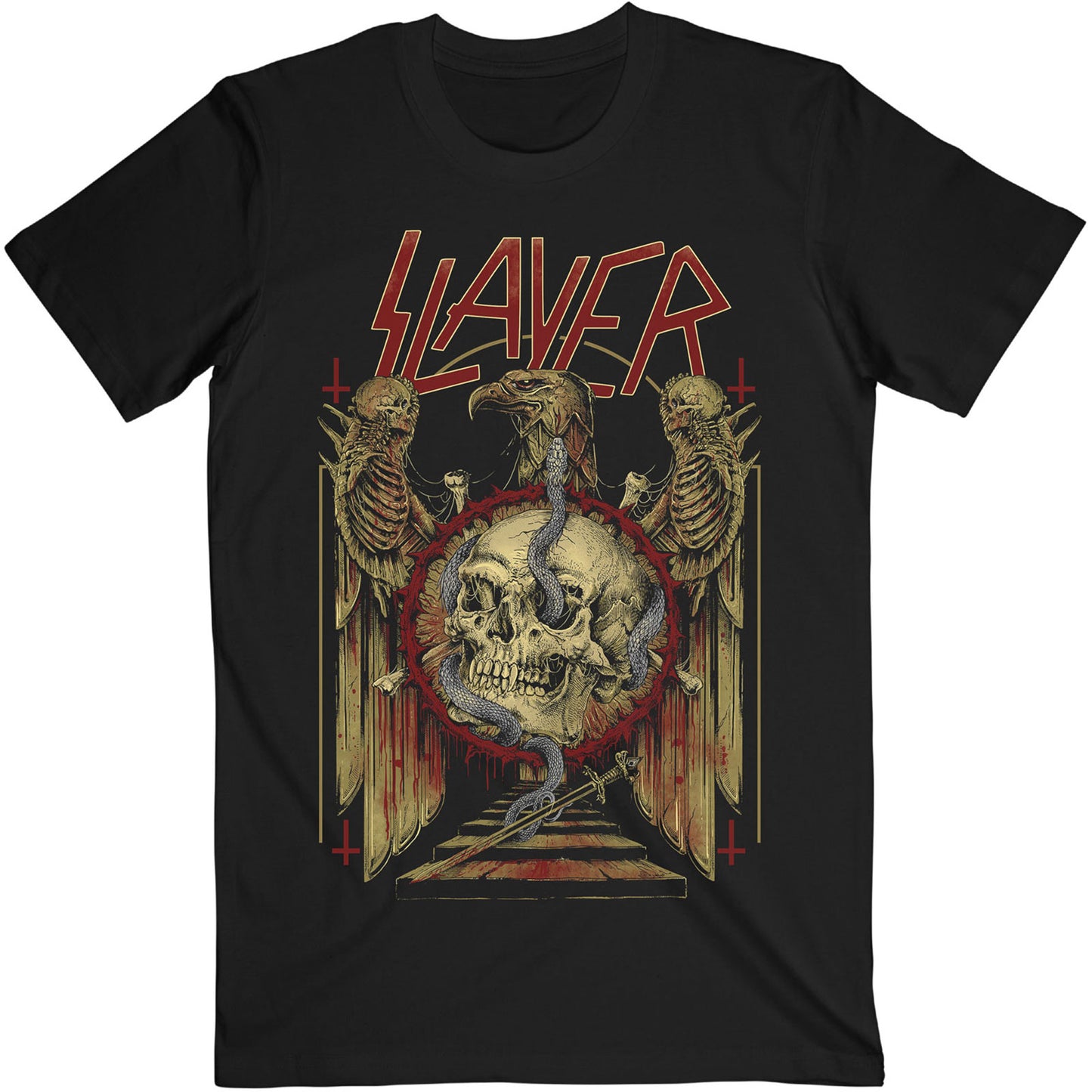 Slayer Unisex T-Shirt: Eagle & Serpent