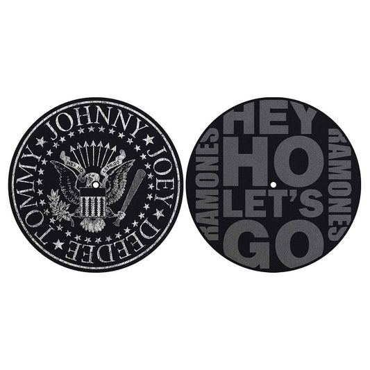 Ramones Turntable Slipmat Set: Classic Seal / Hey Ho (Retail Pack)