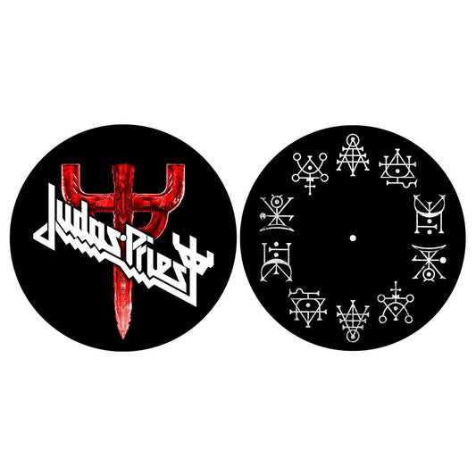 Judas Priest Turntable Slipmat Set: Firepower