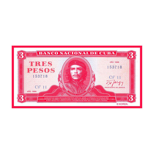 Che Guevara Standard Patch: Tres Pesos (Loose)