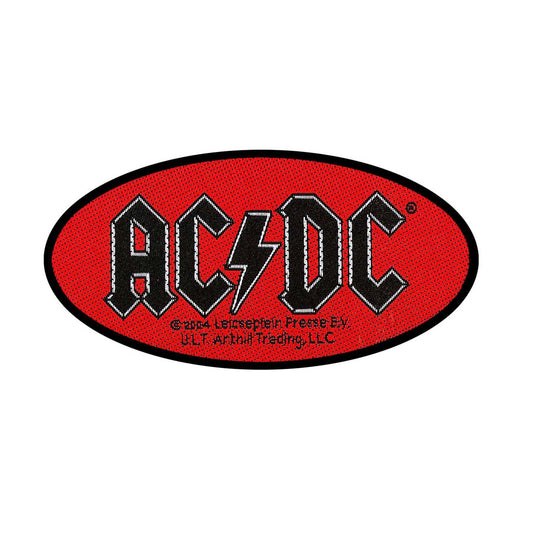AC/DC Standard Patch: Oval Logo (Loose)