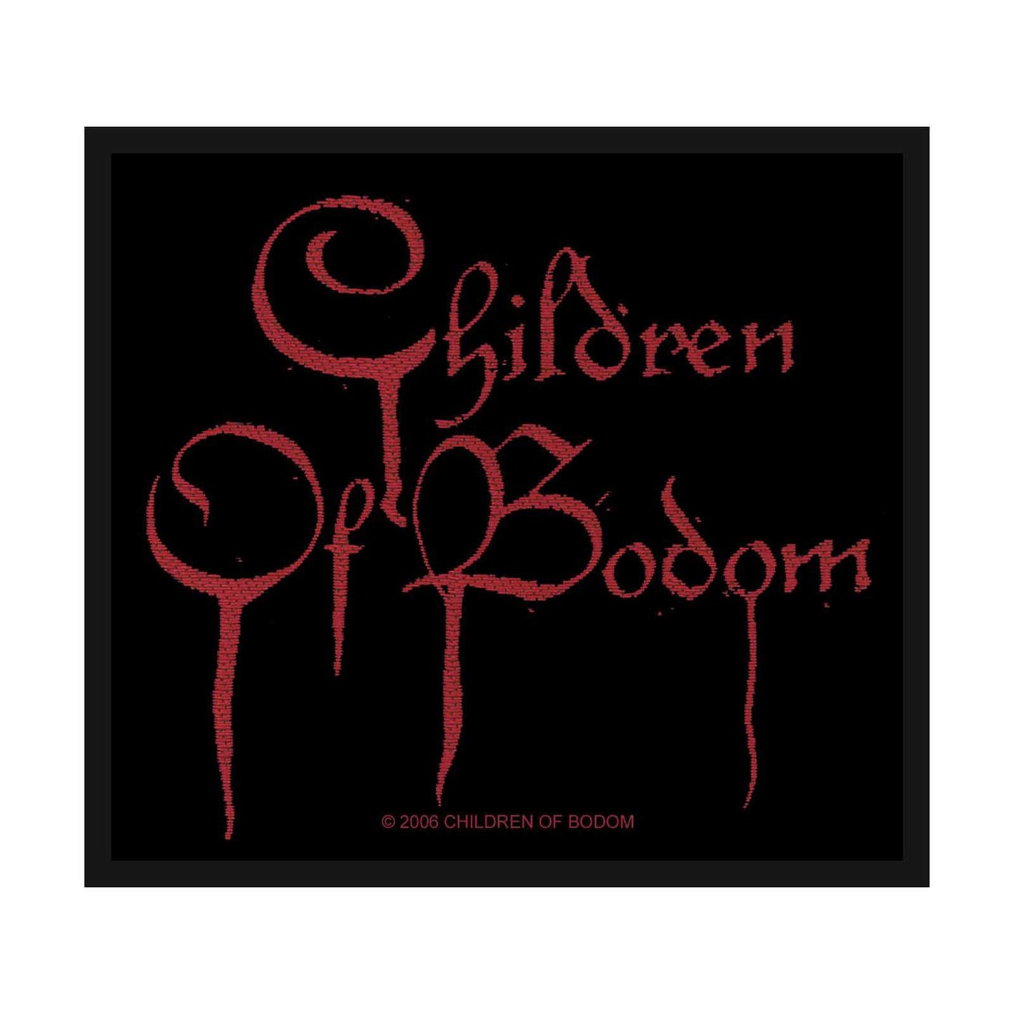 Children Of Bodom Standard Patch: Blood Logo (Loose)