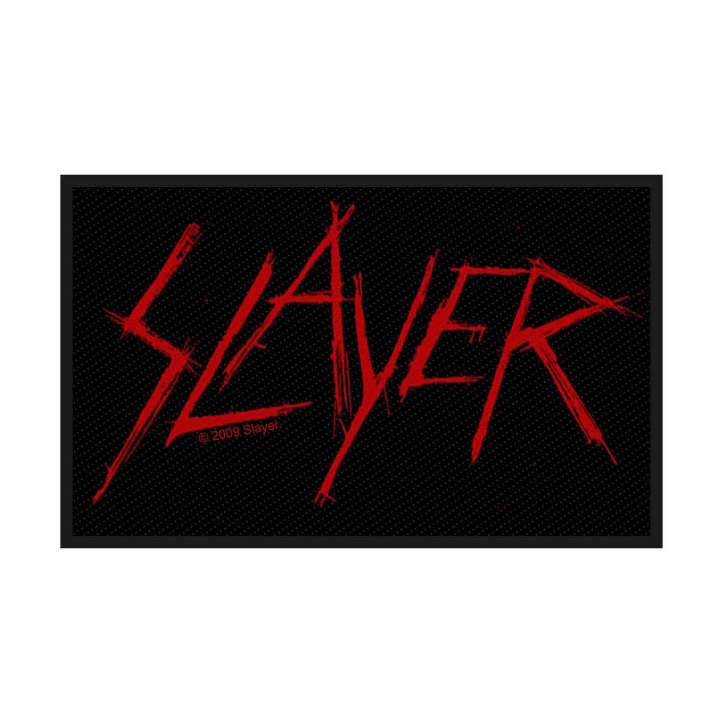 Slayer Standard Patch: Scratched Logo (Loose)