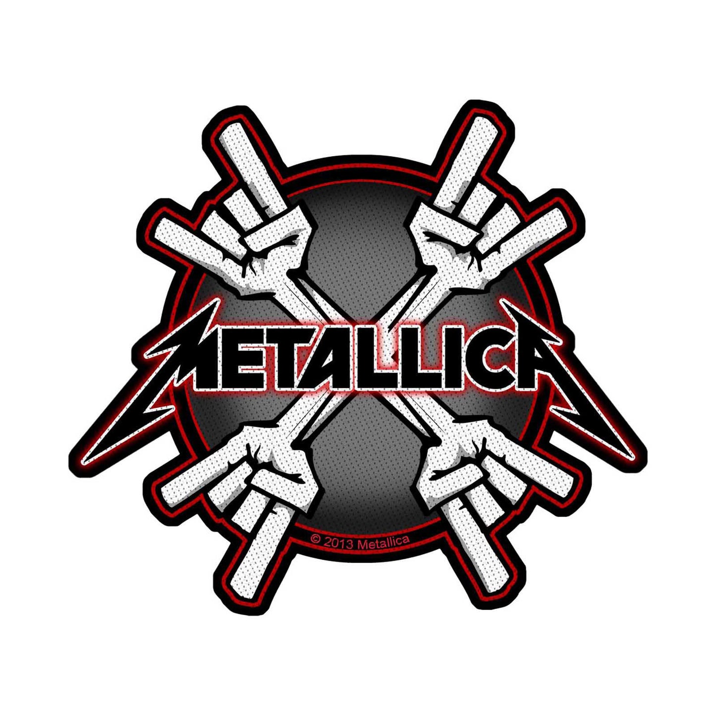 Metallica Standard Patch: Metal Horns (Loose)