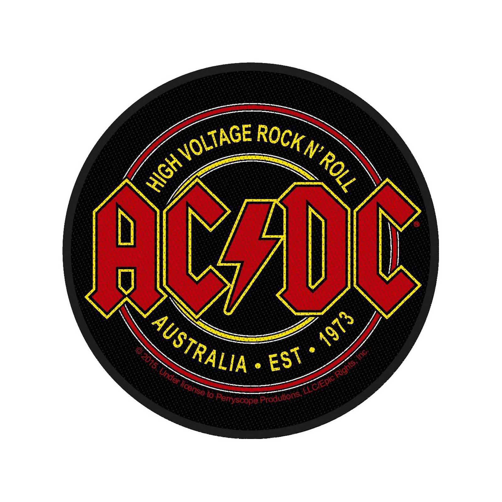 AC/DC Standard Patch: High Voltage Rock N Roll (Loose)