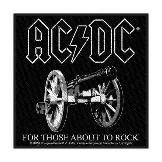 AC/DC Standard Patch: For Those About To Rock (Loose)